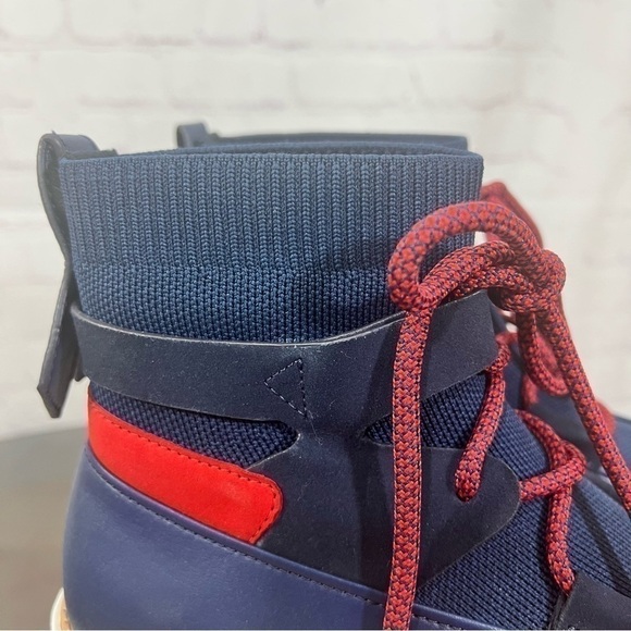 FIT FLOP GLACE KNIT ANKLE BOOTS in midnight blue size 7. - Picture 6 of 15